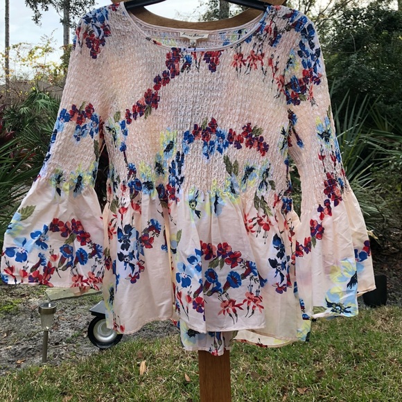 NWT Jane and Delancey size S printed blouse - Picture 4 of 6